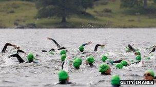 Great North Swim on Windermere