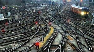 General view of railway at Clapham Junction