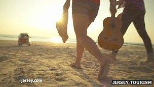 Still from Jersey Tourism TV advert