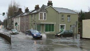 Flooding in Plymouth