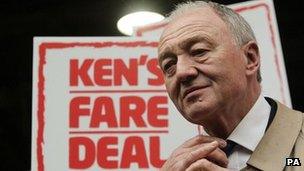 Ken Livingstone launching his campaign