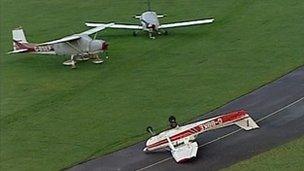 Aircraft at Redhill Aerodrome, Kent