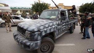 Fighters in Tripoli. 3 Jan 2011