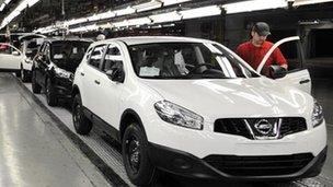 Nissan Qashqai on production line