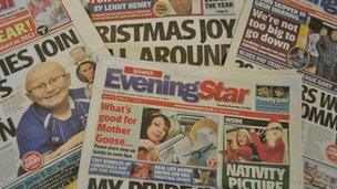 Collection of Evening Star newspapers