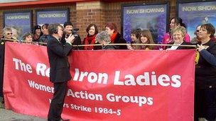 Protest outside cinema in Chesterfield