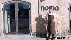 Rene Redzepi outside Noma