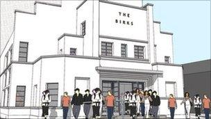 Artist's impression of Birks Cinema