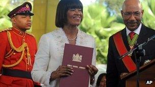 Jamaica PM ceremony