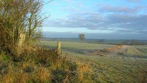 Fields near Mixbury