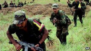 Farc rebels. File photo