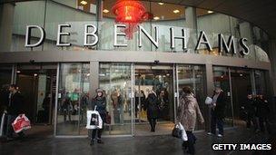 Debenhams store