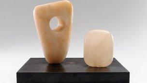 Two Rotating Forms, Number 2 by Dame Barbara Hepworth