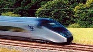 HS2 train