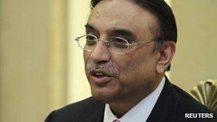 Pakistani President Asid Ali Zardari speaks to China Daily (7 Jan 2012)