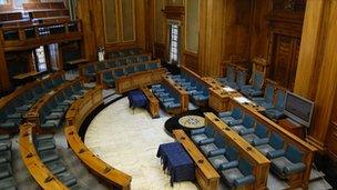 Nottingham council chamber