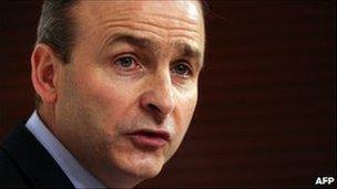 Irish ex-Foreign Minister Micheal Martin, file image