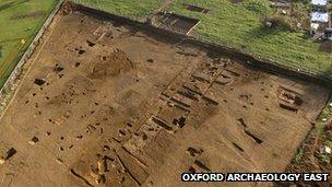 Roman excavations in Peterborough