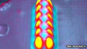 Image of a bit stored in 12 atoms