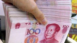 A batch of 100 yuan notes