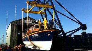 The Workington lifeboat