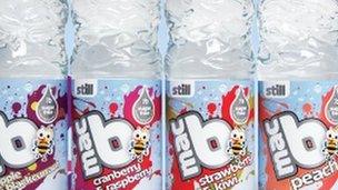 MacB flavoured water bottles