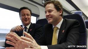 David Cameron and Nick Clegg