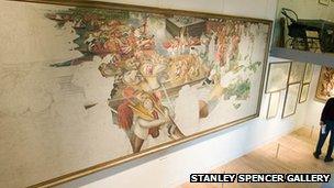 Inside the Stanley Spencer Gallery