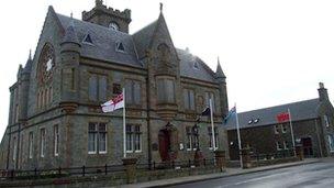 Shetland Isles Council office