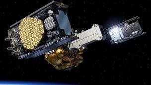 Artist's impression of Galileo deployment