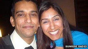 Sunny and Geeta Aulakh in happier times