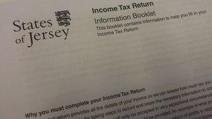 Income tax return form