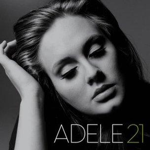 Cover of Adele's album, 21