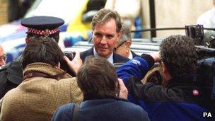 Jonathan Aitken at court in 1999