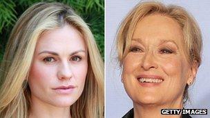 Anna Paquin and Meryl Streep