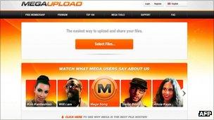 Megaupload screenshot