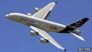 A380 aircraft