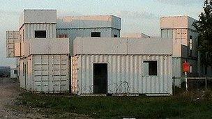 ISO Cargo Containers purpose built by the MOD for FIBUA training