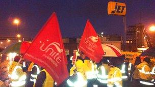 Picket line