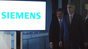 Siemens chief executive Peter Loescher