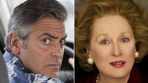 George Clooney and Meryl Streep