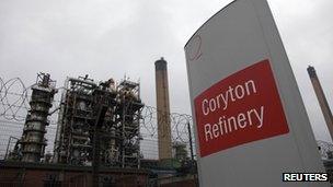 Coryton refinery.