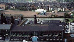 Pottery factory in 1970s