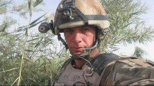 Andrew Garthwaite in Afghanistan