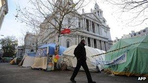 Tents at St Paul's