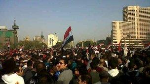 Crowd of people. Photo: Adham Hamada