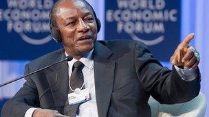 Guinea President Alpha Conde