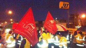 Picket line