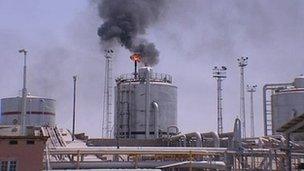 Iranian oil refinery