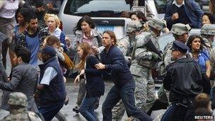 Brad Pitt in World War Z